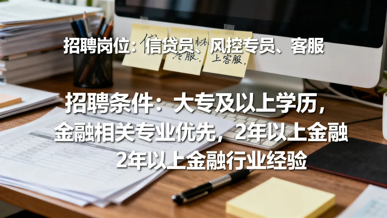 瑞安小额贷款公司招聘岗位有哪些,瑞安小额贷款公司招聘条件是什么-图1 瑞安小额贷款公司招聘岗位有哪些,瑞安小额贷款公司招聘条件是什么-图1