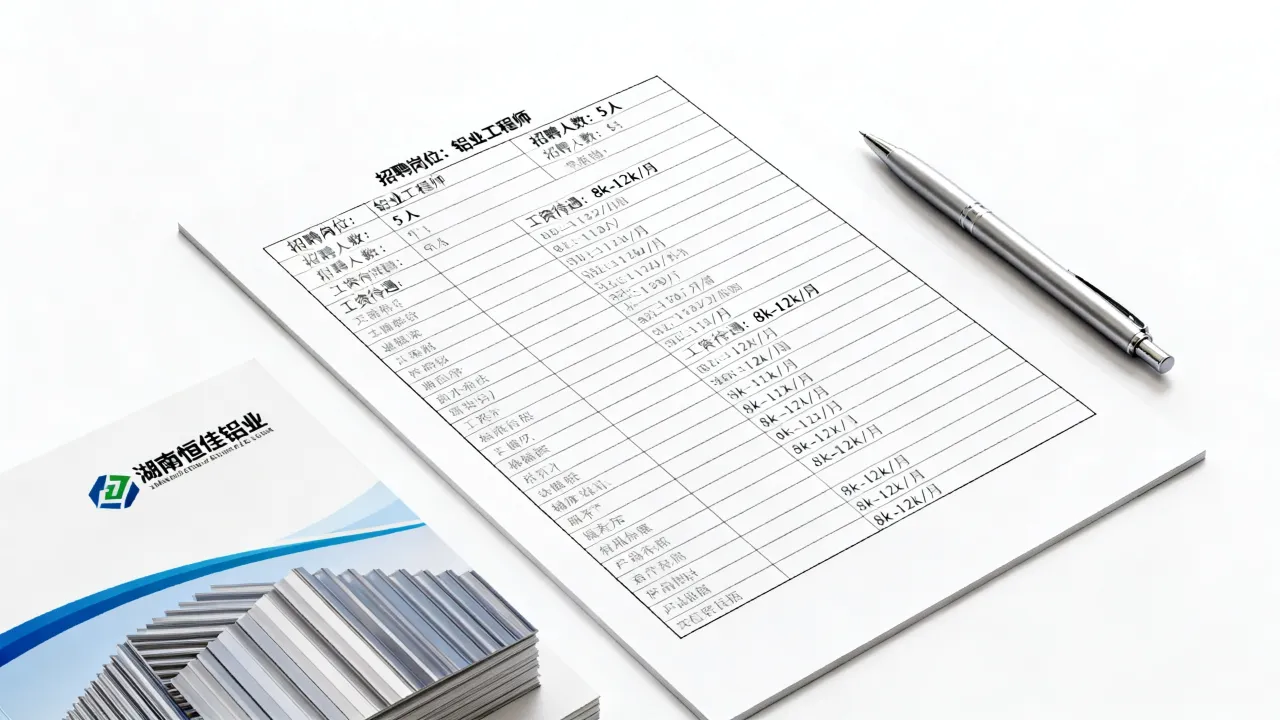 湖南恒佳铝业招聘吗?2025最新招聘岗位及工资待遇怎么样-图2 湖南恒佳铝业招聘吗?2025最新招聘岗位及工资待遇怎么样-图2