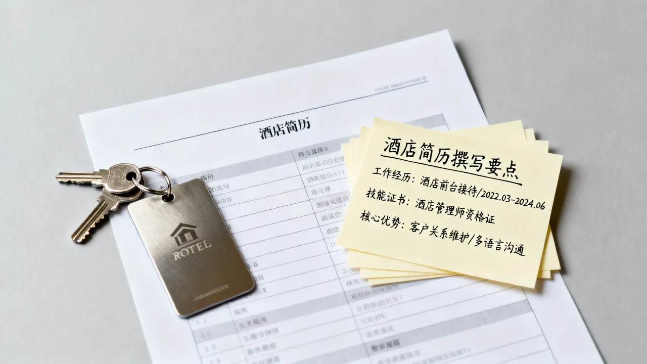 怎么给酒店写简历,酒店简历怎么写才能通过面试?-图1 怎么给酒店写简历,酒店简历怎么写才能通过面试?-图1