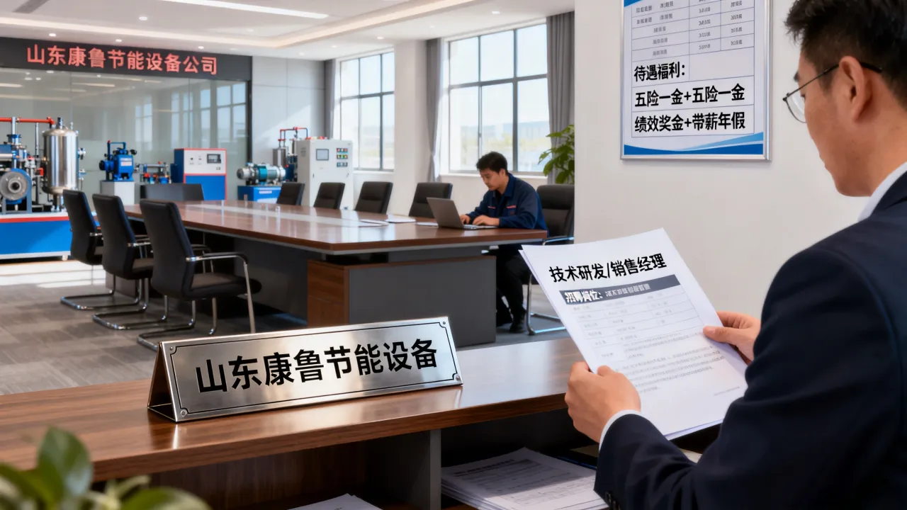 山东康鲁节能设备招聘吗,山东康鲁节能设备招聘条件待遇怎么样?-图1 山东康鲁节能设备招聘吗,山东康鲁节能设备招聘条件待遇怎么样?-图1