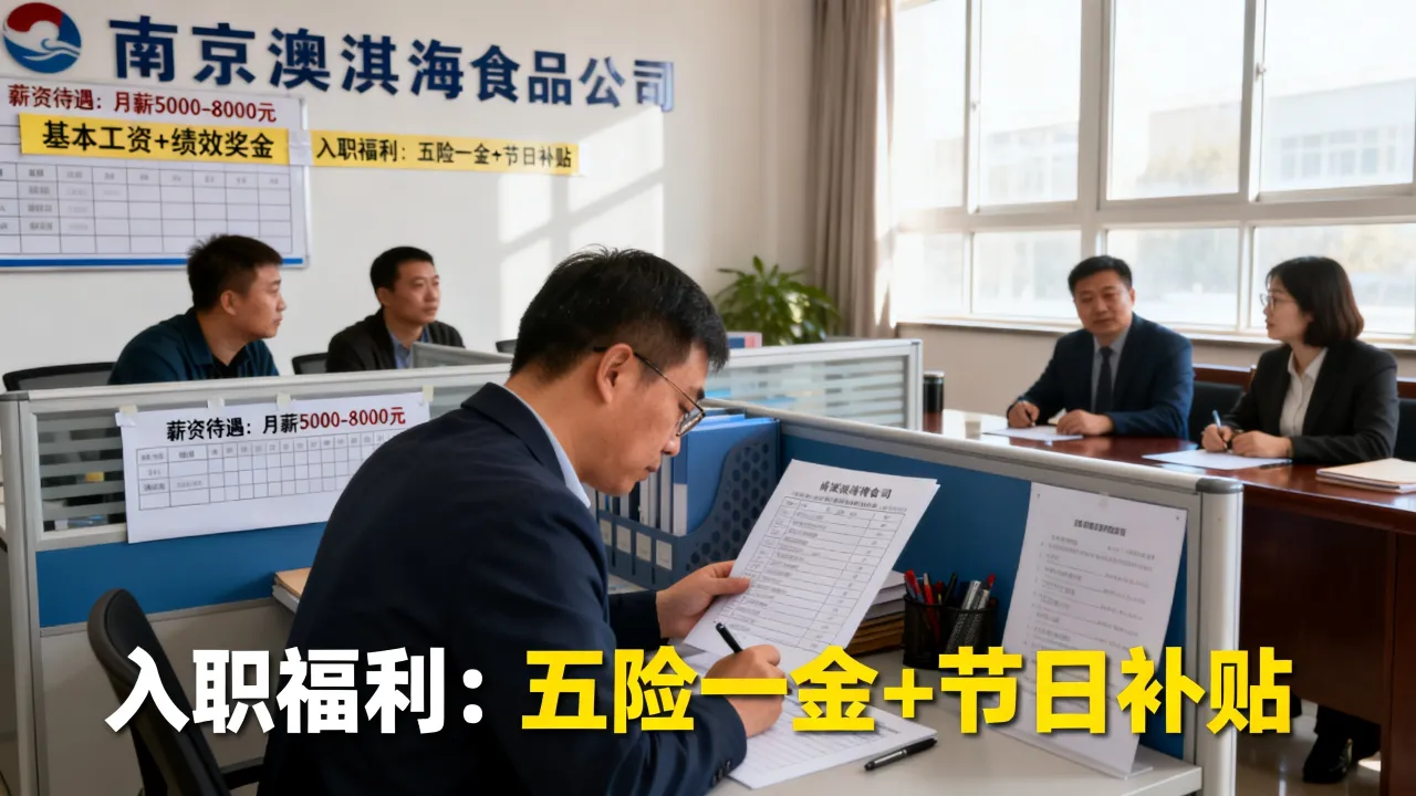南京澳淇海食品招聘靠谱吗,薪资待遇怎么样,好进吗-图1 南京澳淇海食品招聘靠谱吗,薪资待遇怎么样,好进吗-图1
