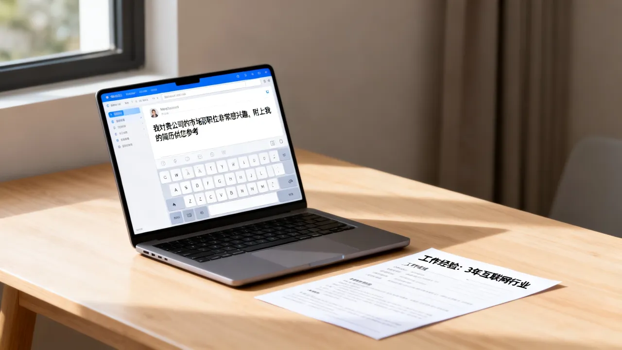 邮件发简历怎么写?简历邮件正文怎么写才能打动HR?-图2 邮件发简历怎么写?简历邮件正文怎么写才能打动HR?-图2