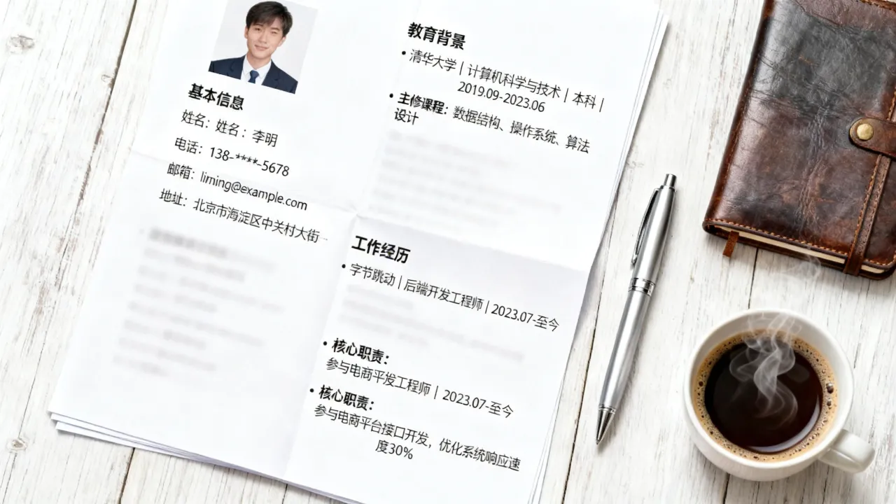 简历个人简历怎么填写,写简历的格式模板和注意事项有哪些