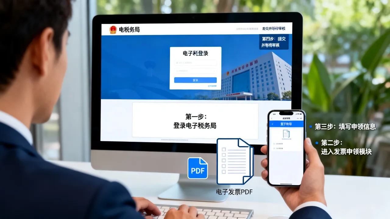 电子发票如何领取,个人网上申领的具体流程是什么