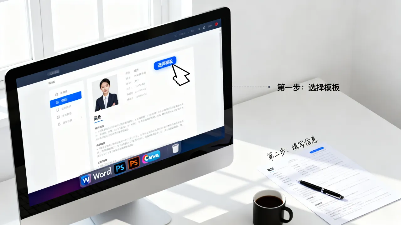 简历电脑怎么制作,有哪些详细步骤和常用软件?-图2 简历电脑怎么制作,有哪些详细步骤和常用软件?-图2