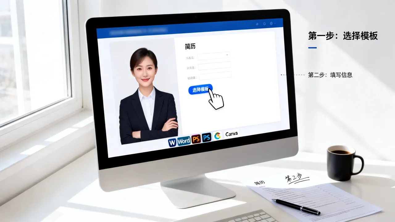 简历电脑怎么制作,有哪些详细步骤和常用软件?-图3 简历电脑怎么制作,有哪些详细步骤和常用软件?-图3