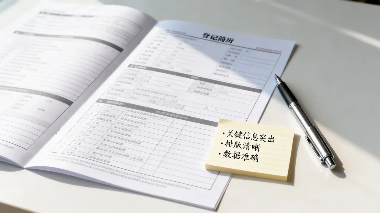 登记表简历怎么写才能突出重围?,登记表简历填写技巧-图1 登记表简历怎么写才能突出重围?,登记表简历填写技巧-图1