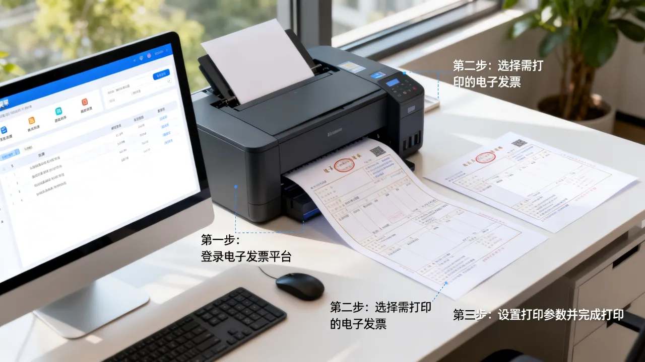 发票如何打印，电子发票打印的具体步骤是什么？-图2