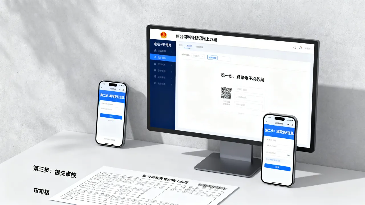 税务如何办理?新公司税务登记网上办理流程是什么-图2 税务如何办理?新公司税务登记网上办理流程是什么-图2