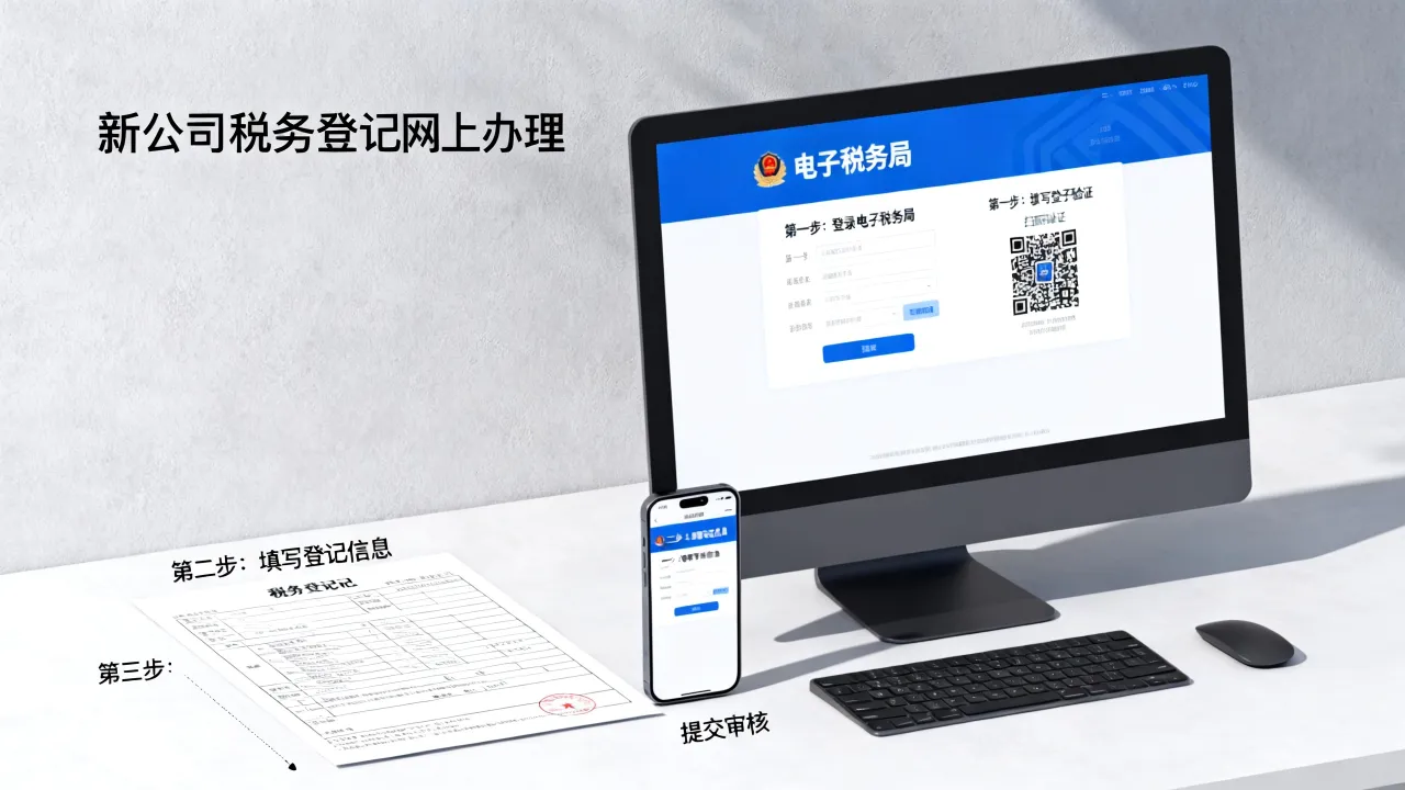 税务如何办理?新公司税务登记网上办理流程是什么-图3 税务如何办理?新公司税务登记网上办理流程是什么-图3