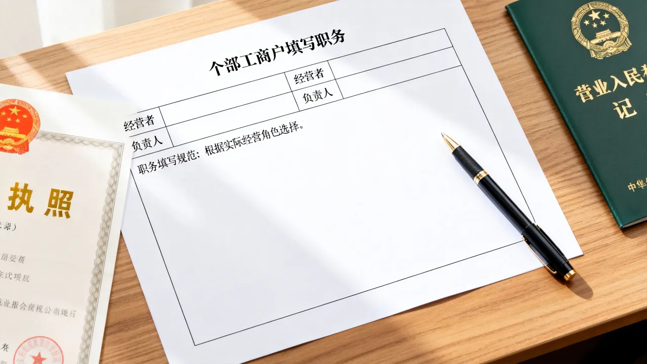 职务怎么填,个体工商户职务填写怎么做才规范-图1 职务怎么填,个体工商户职务填写怎么做才规范-图1