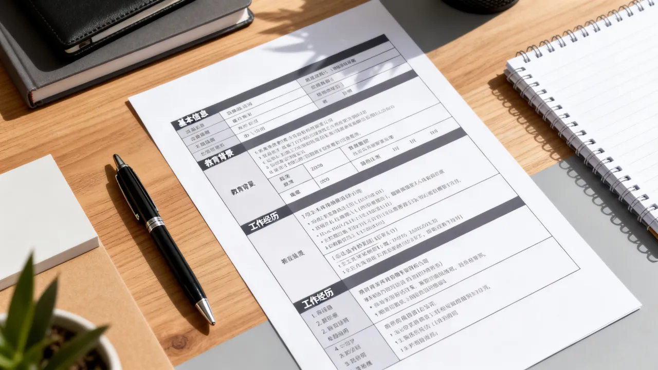 怎么写简历表格,如何制作一份专业的简历表格?-图3 怎么写简历表格,如何制作一份专业的简历表格?-图3
