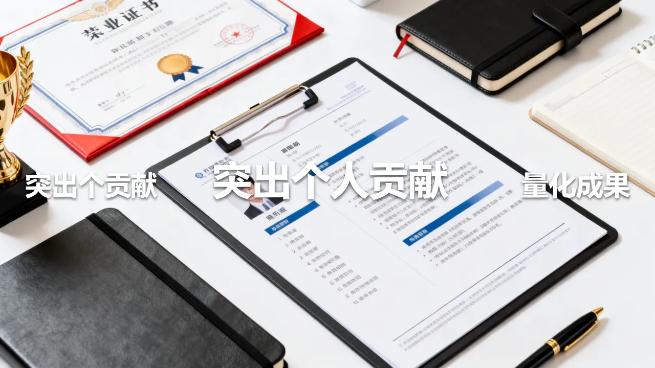 简历获奖怎么写,如何突出获奖经历中的个人贡献?