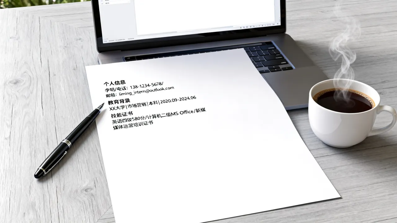 实习的简历怎么写,无经验简历怎么写才受欢迎?