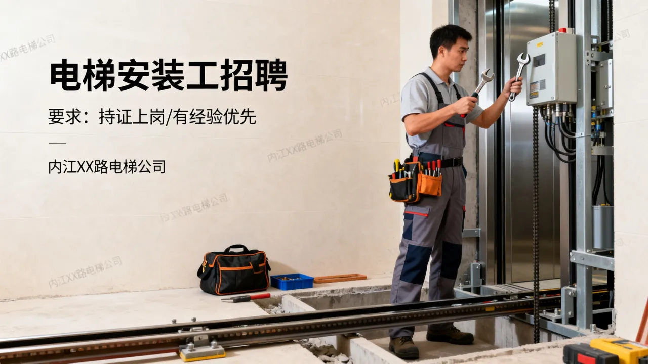 内江电梯公司安装招聘有哪些要求,内江电梯安装工哪里在招
