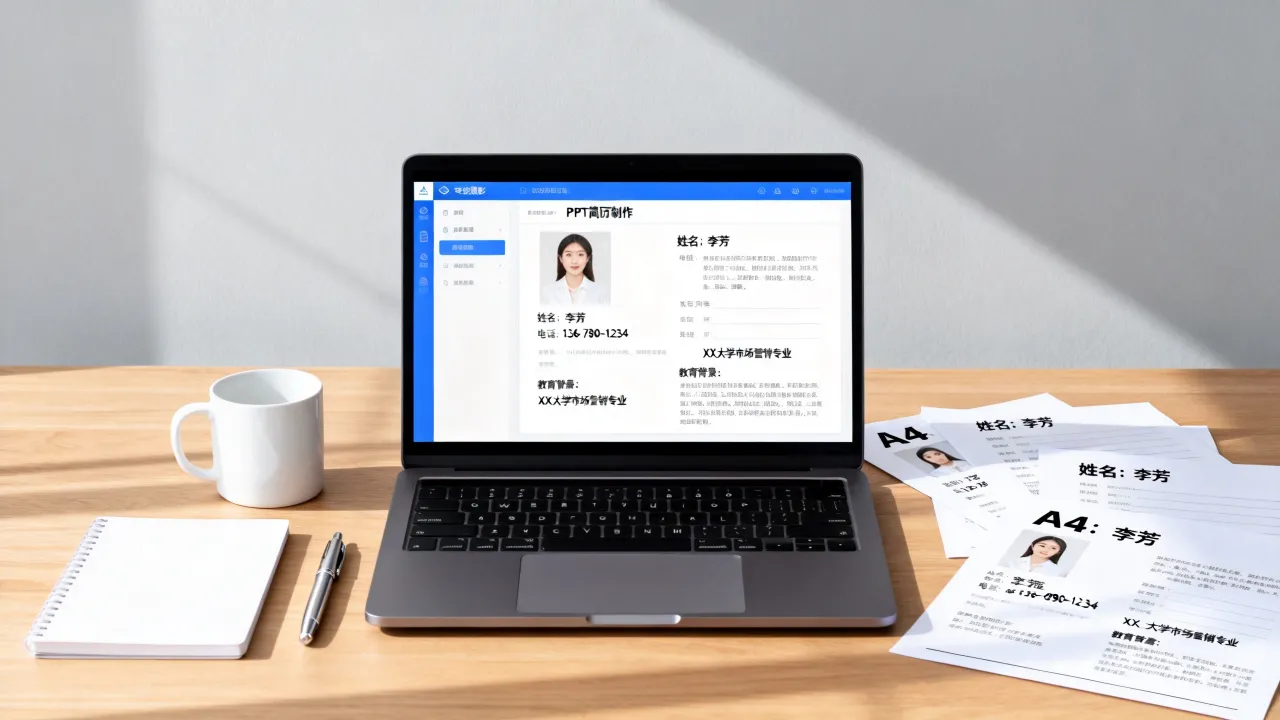 怎么做ppt简历?如何用PPT制作个人简历模板?