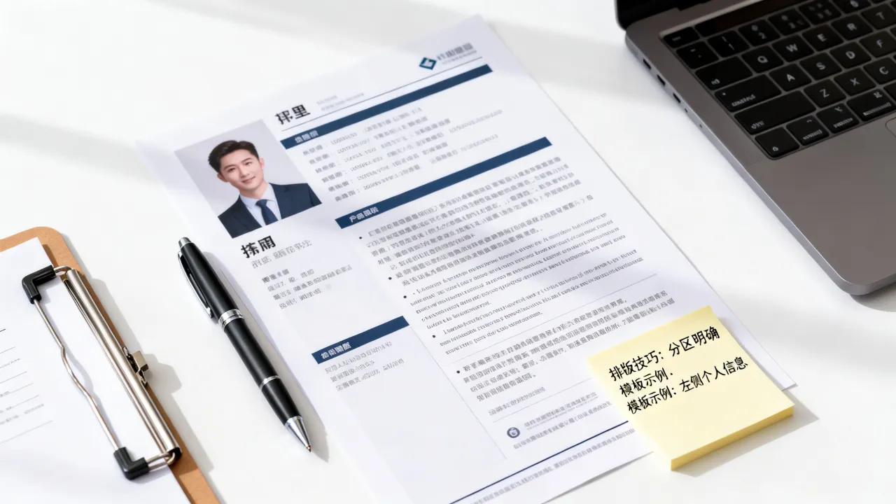 怎么给简历排版，简历排版模板和注意事项有哪些-图3