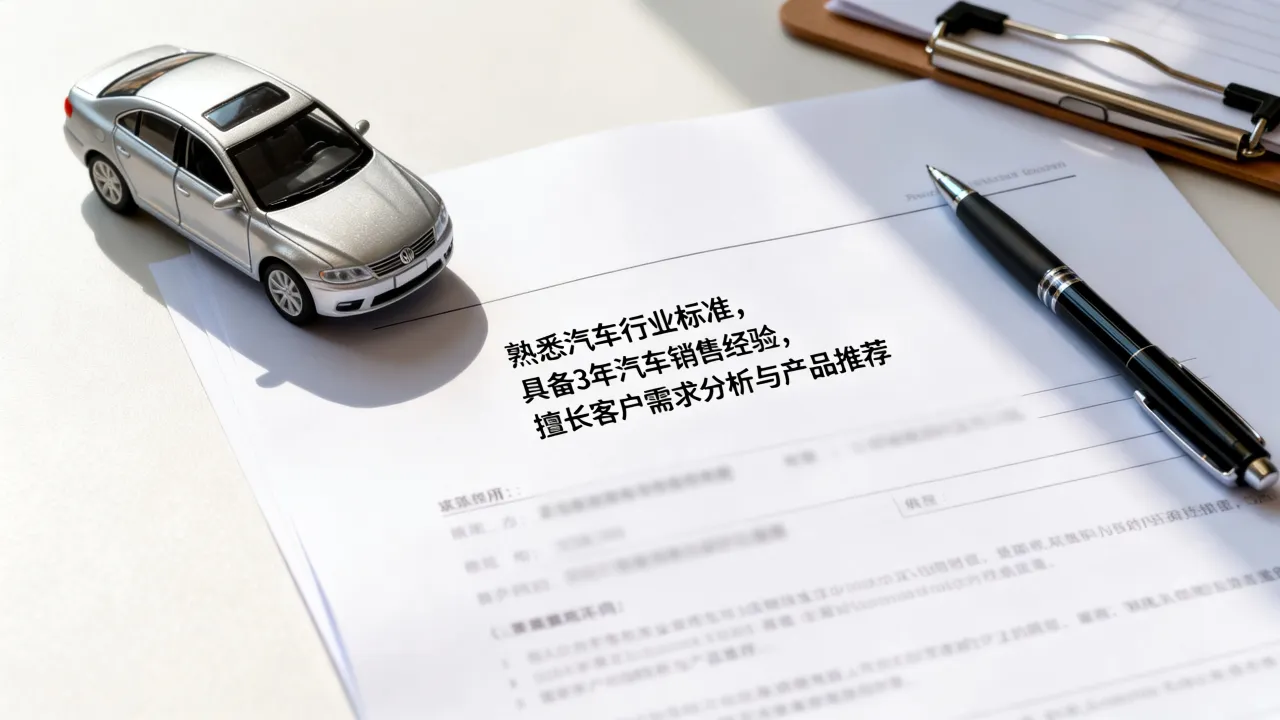 汽车简历怎么写最实用,个人求职简历自我评价模板?