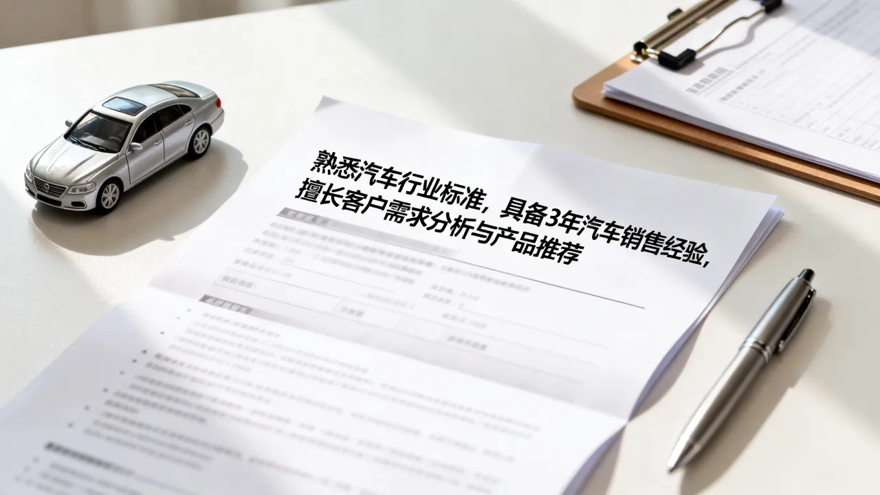汽车简历怎么写最实用，个人求职简历自我评价模板？-图3