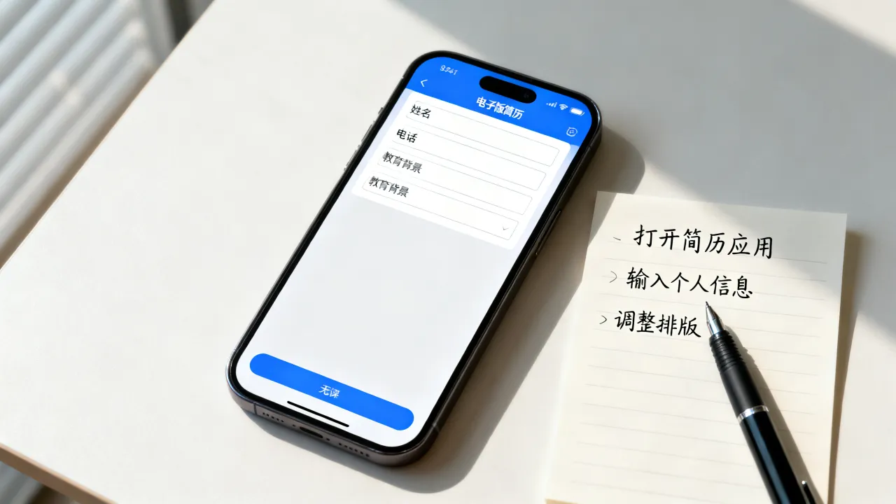 怎么弄电子版简历,手机怎么制作电子版简历-图3 怎么弄电子版简历,手机怎么制作电子版简历-图3