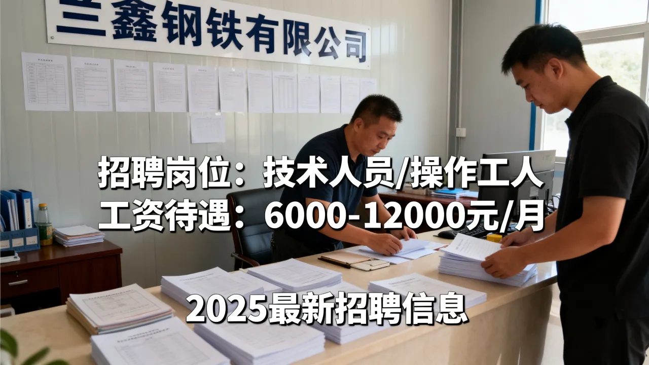 兰鑫钢铁有限公司招聘工资待遇怎么样,兰鑫钢铁招聘最新信息2025-图2 兰鑫钢铁有限公司招聘工资待遇怎么样,兰鑫钢铁招聘最新信息2025-图2