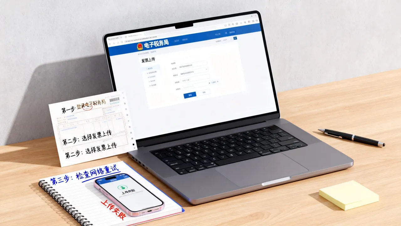 发票如何上传到电子税务局，发票上传失败怎么办-图3