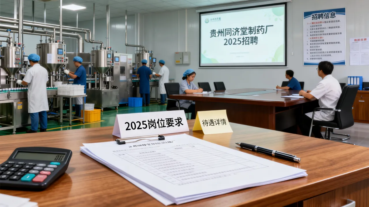贵州同济堂制药厂招聘吗，2025岗位要求和待遇怎么样-图1