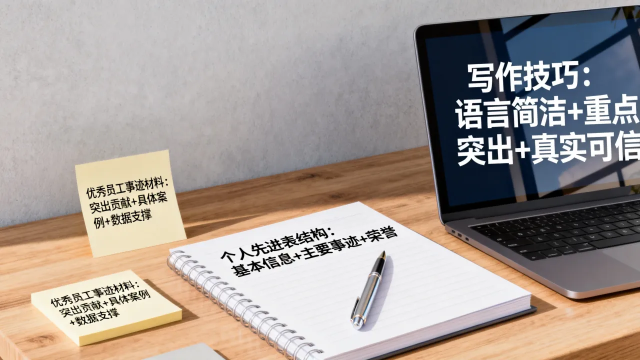 个人先进表怎么写?优秀员工事迹材料写作技巧有哪些?-图2 个人先进表怎么写?优秀员工事迹材料写作技巧有哪些?-图2