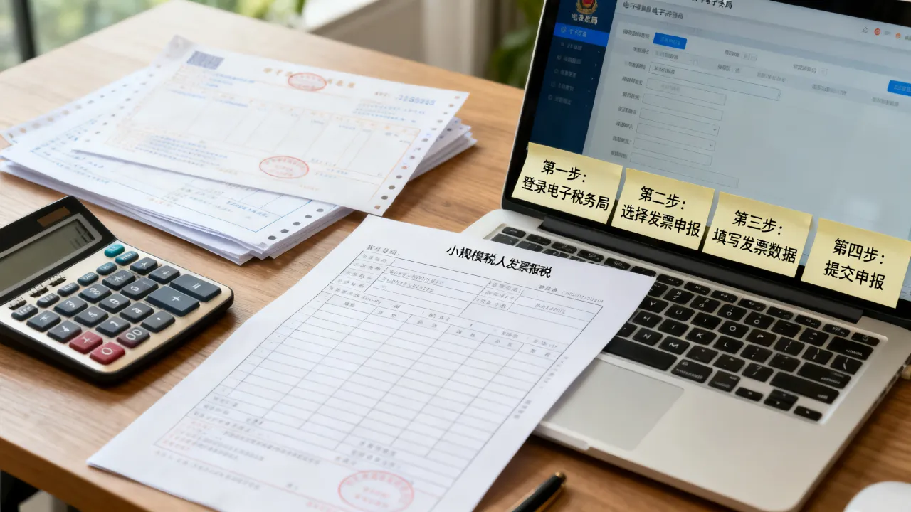 如何发票报税?小规模纳税人发票报税操作流程-图3 如何发票报税?小规模纳税人发票报税操作流程-图3