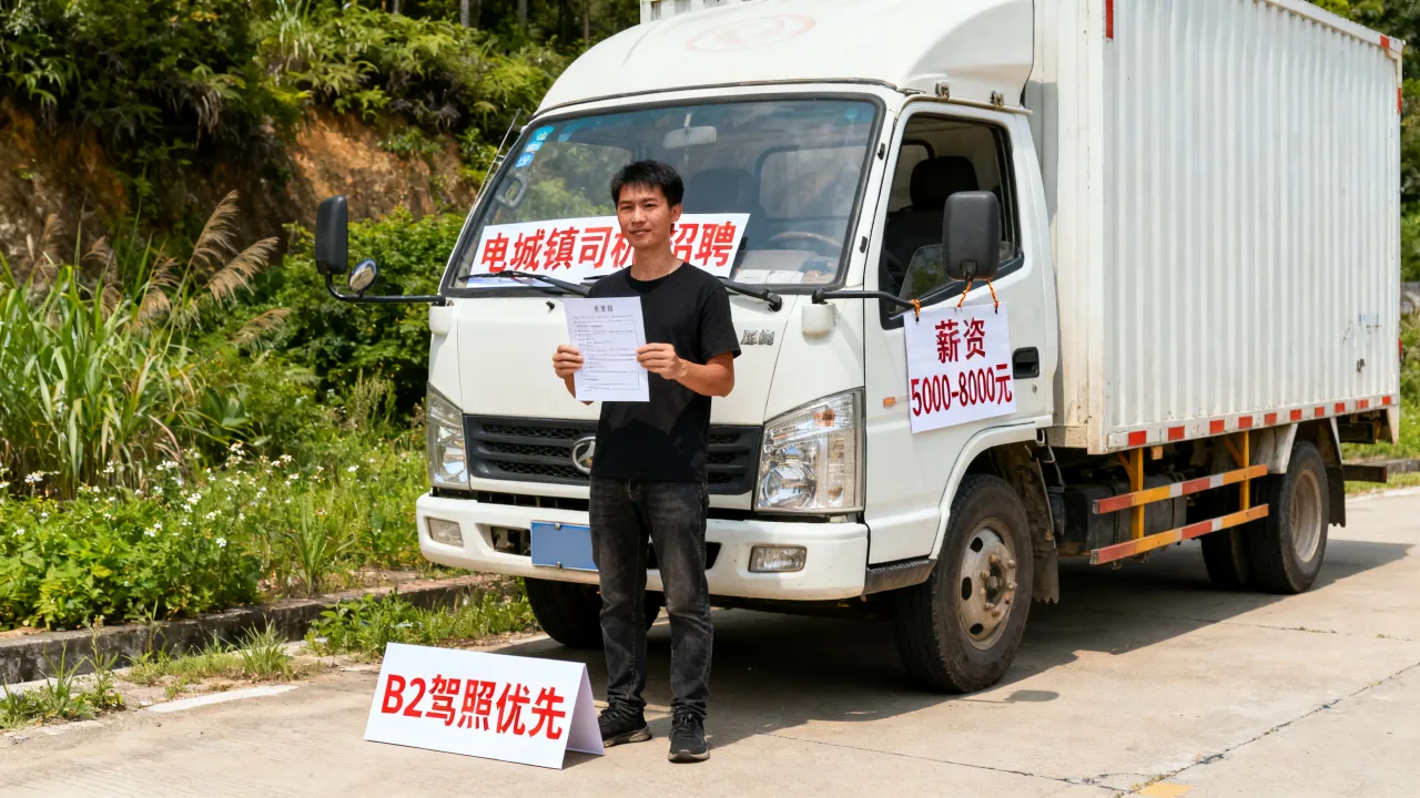 电白县电城镇哪里在招司机?司机求职招聘信息网-图2 电白县电城镇哪里在招司机?司机求职招聘信息网-图2