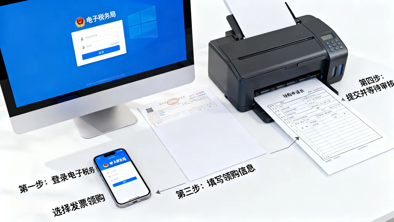 如何领购发票,网上领购发票需要哪些步骤?-图2 如何领购发票,网上领购发票需要哪些步骤?-图2