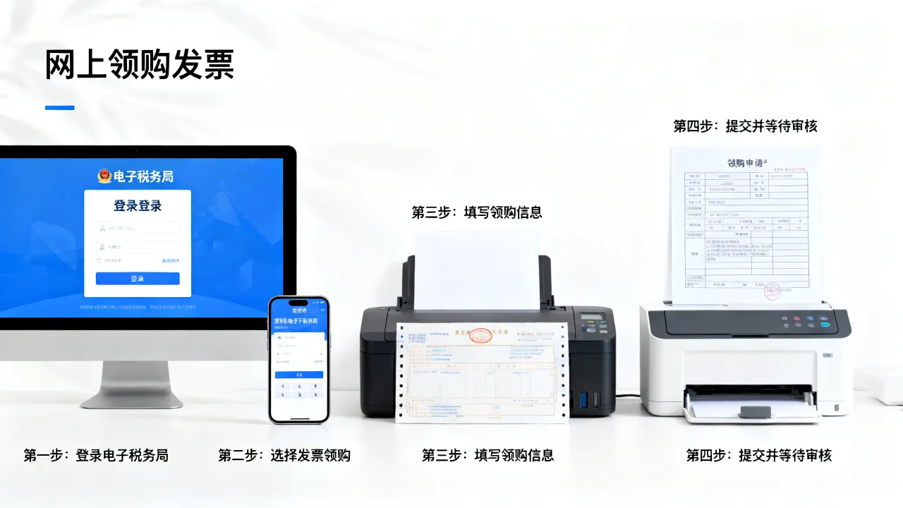 如何领购发票,网上领购发票需要哪些步骤?-图3 如何领购发票,网上领购发票需要哪些步骤?-图3