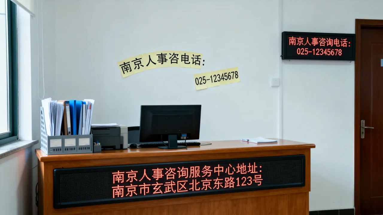 南京人事咨询电话是多少？南京人事咨询服务中心在哪里-图1