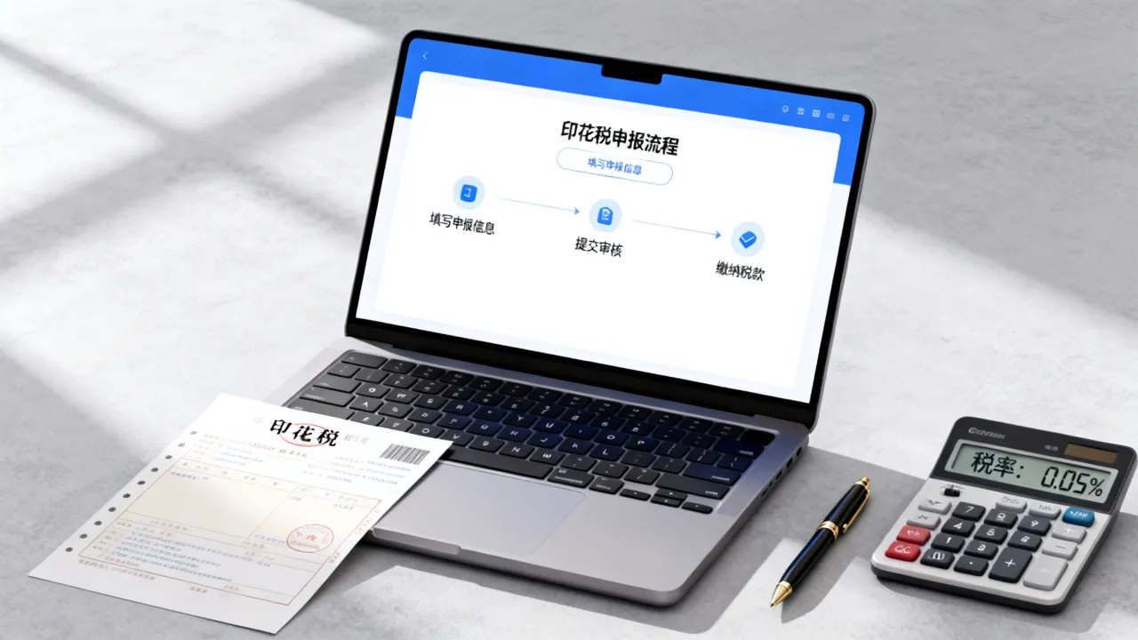 印花税是如何交的?印花税网上申报流程和税率是多少-图1 印花税是如何交的?印花税网上申报流程和税率是多少-图1