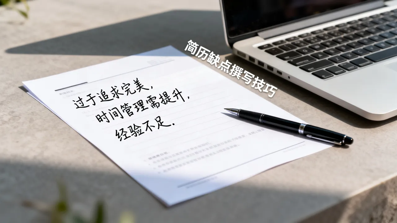 简历中怎么写缺点,简历缺点怎么写才不扣分?-图1 简历中怎么写缺点,简历缺点怎么写才不扣分?-图1