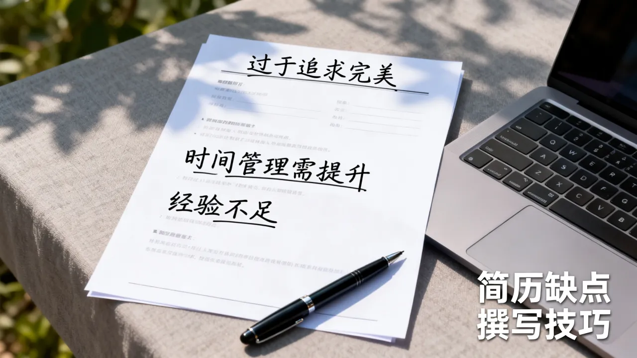 简历中怎么写缺点,简历缺点怎么写才不扣分?-图2 简历中怎么写缺点,简历缺点怎么写才不扣分?-图2
