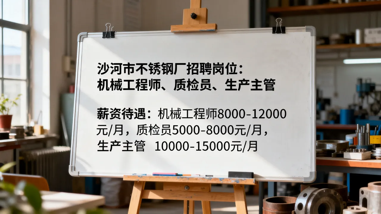 沙河市不锈钢厂招聘岗位有哪些，薪资待遇怎么样？-图2