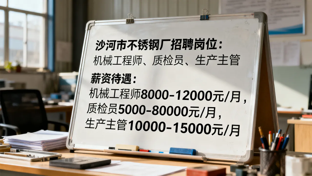 沙河市不锈钢厂招聘岗位有哪些，薪资待遇怎么样？-图3