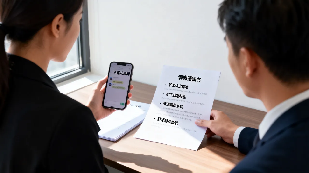 人事调岗不服从算旷工吗,公司单方调岗辞退有赔偿吗-图1 人事调岗不服从算旷工吗,公司单方调岗辞退有赔偿吗-图1