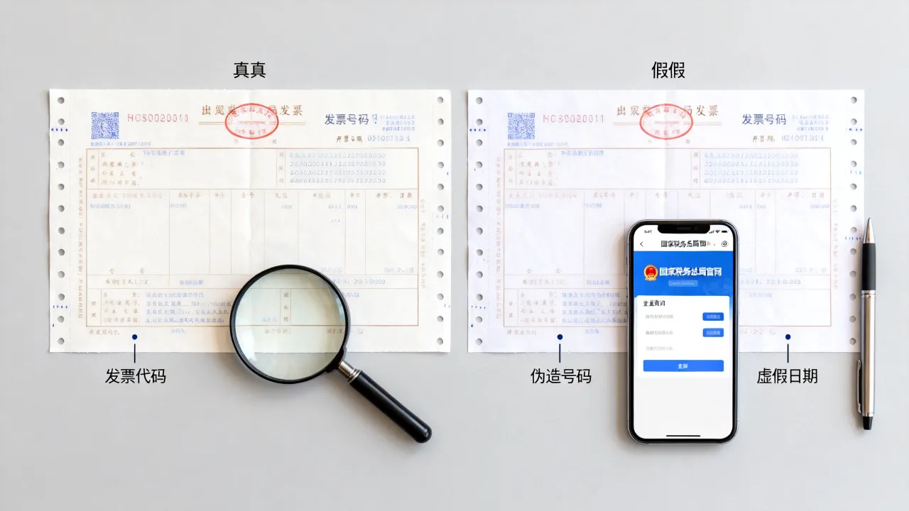 如何辨别真伪发票,发票真假查询方法有哪些?-图2 如何辨别真伪发票,发票真假查询方法有哪些?-图2