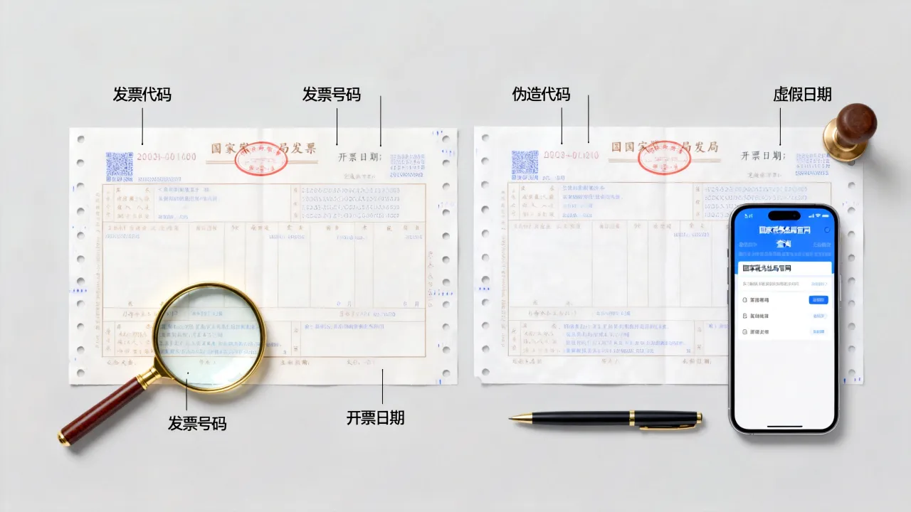 如何辨别真伪发票,发票真假查询方法有哪些?-图3 如何辨别真伪发票,发票真假查询方法有哪些?-图3