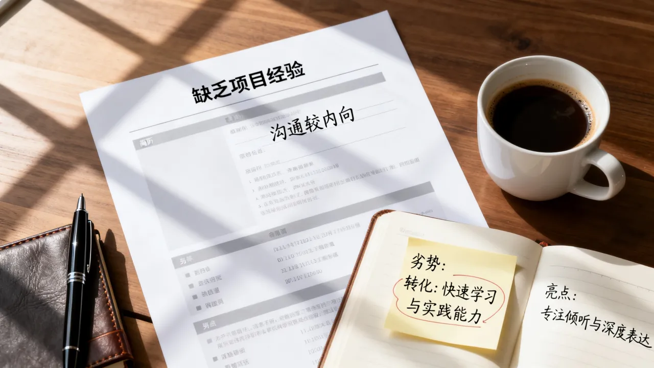 简历的劣势怎么写，怎样把短处变成面试的亮点？-图1