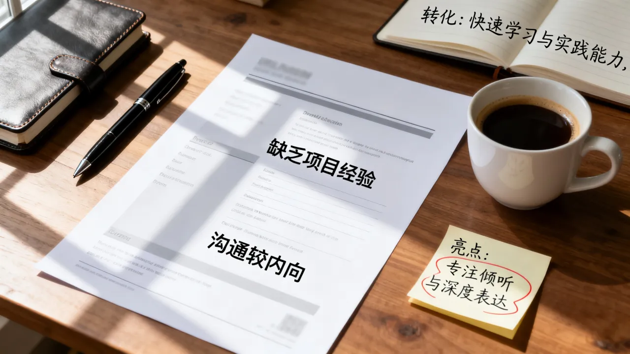 简历的劣势怎么写，怎样把短处变成面试的亮点？-图3