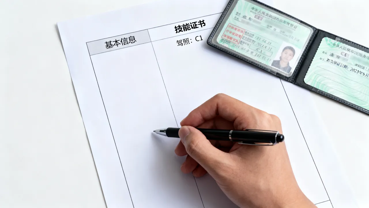 简历上驾照怎么填写才专业?怎么填, 简历中驾照怎么写-图1 简历上驾照怎么填写才专业?怎么填, 简历中驾照怎么写-图1