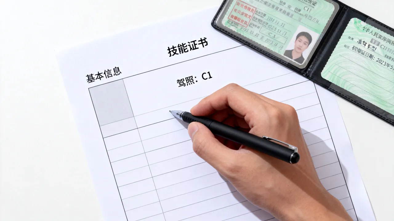 简历上驾照怎么填写才专业?怎么填, 简历中驾照怎么写-图2 简历上驾照怎么填写才专业?怎么填, 简历中驾照怎么写-图2