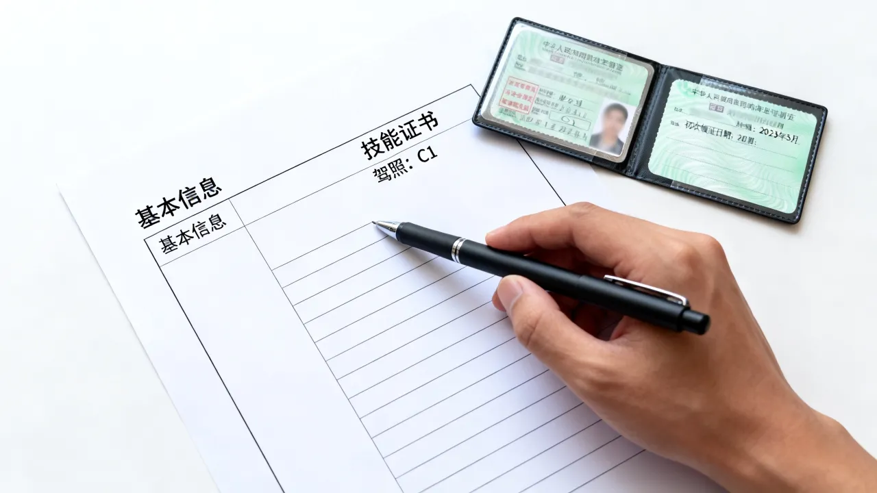 简历上驾照怎么填写才专业?怎么填, 简历中驾照怎么写-图3 简历上驾照怎么填写才专业?怎么填, 简历中驾照怎么写-图3
