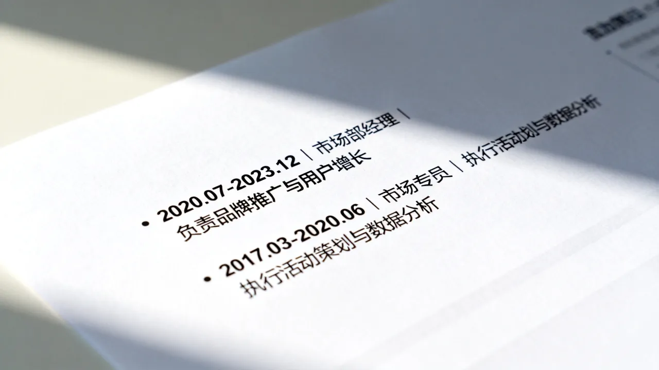 工作经历怎么介绍?,简历中工作经历怎么写才吸引人-图3 工作经历怎么介绍?,简历中工作经历怎么写才吸引人-图3