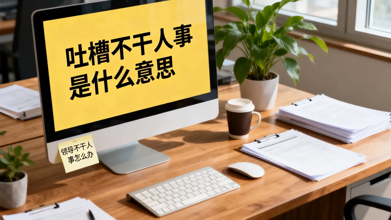 吐槽不干人事是什么意思，领导不干人事怎么办？-图1