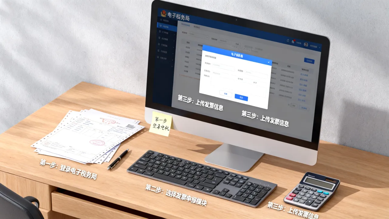 发票如何申报？网上报税具体流程是什么？-图1