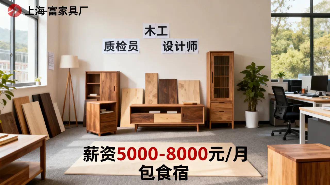 上海在富家具厂招聘吗，有哪些岗位待遇如何？-图1